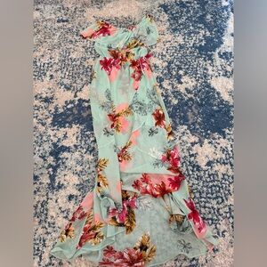 Express off shoulder maxi dress